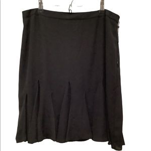 Karl Lagerfeld fitted/flare black skirt​